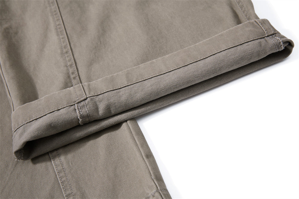 Wide-Leg Cargo Overalls – Baggy Multi-Pocket Bib Dungarees