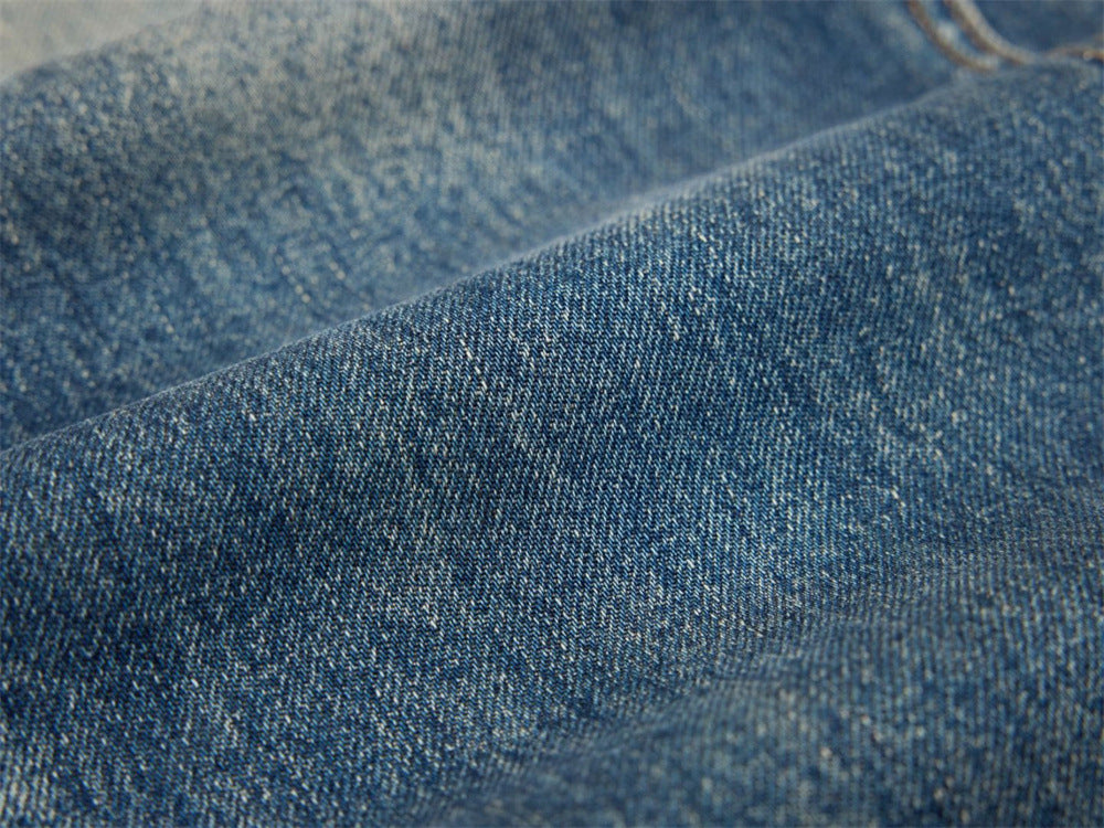 Men's Baggy Carpenter Jeans – Vintage Washed Wide-Leg Denim