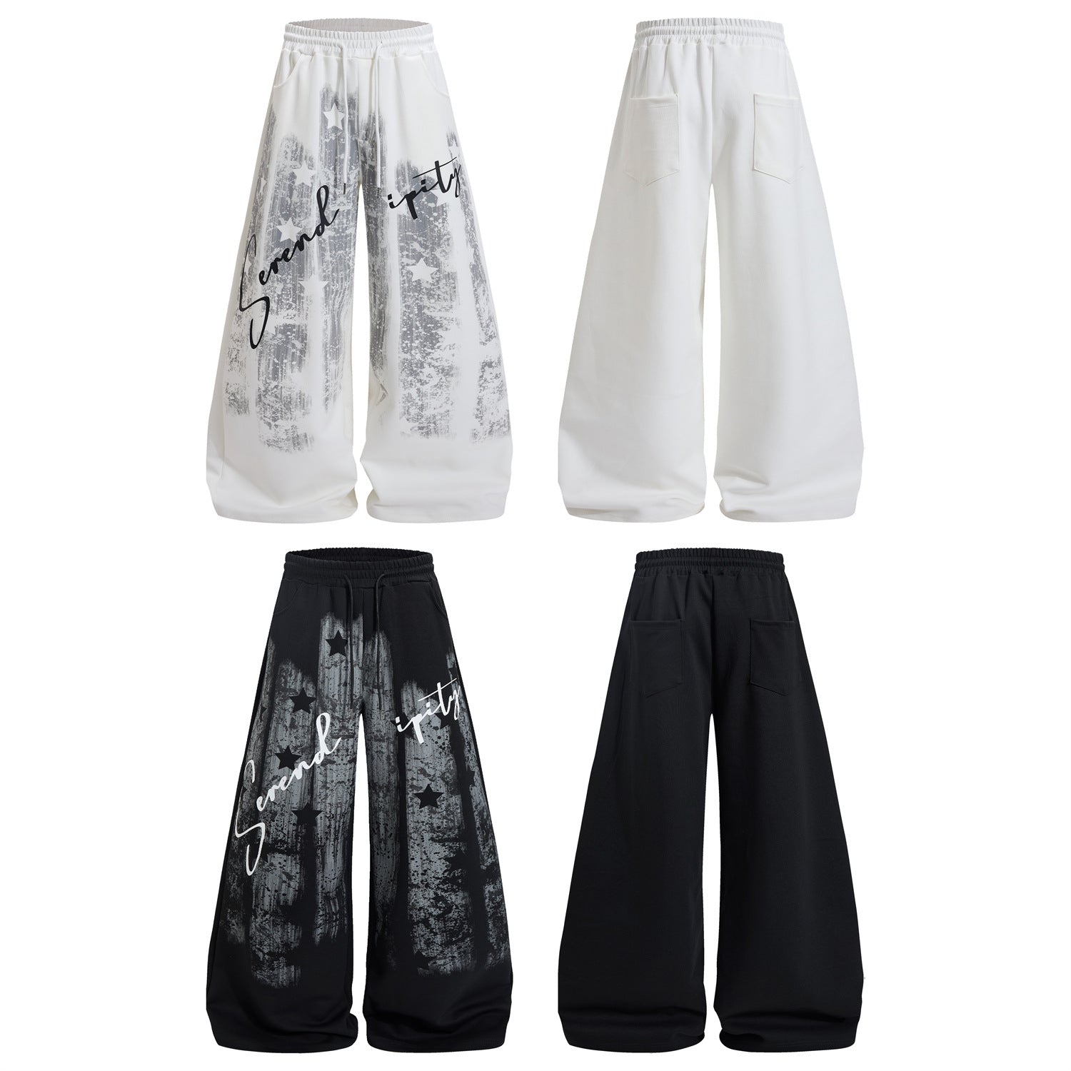 Pantalon de survêtement à jambes larges Serendipity – Style streetwear hip-hop oversize