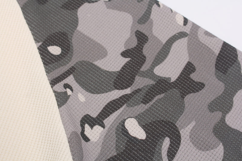T-shirt raglan gaufré à manches longues avec manches camouflage — Do Your Thing 1996