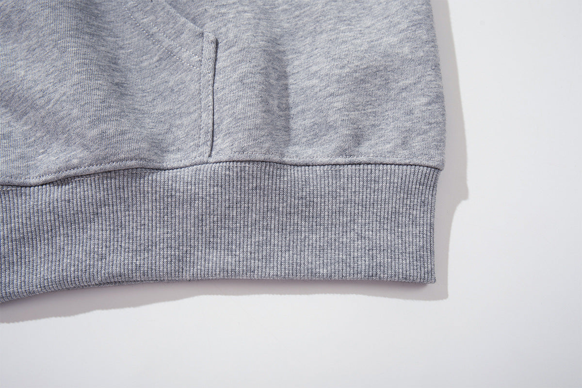 Belong to the City Zip-Up Hoodie – Washed Vintage Cross Graphic