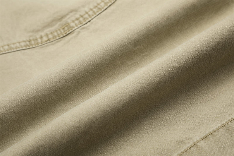 Wide-Leg Cargo Pants with Deconstructed Patchwork Seam Detail