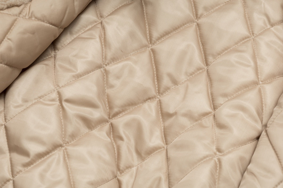 Cazadora bomber extragrande con forro de sherpa – Abrigo acolchado de invierno