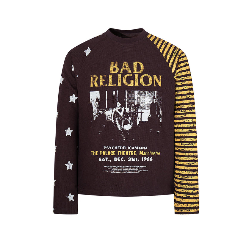 Bad Religion Longsleeve mit Grafik – Farbblock-Print mit Sternen und Streifen