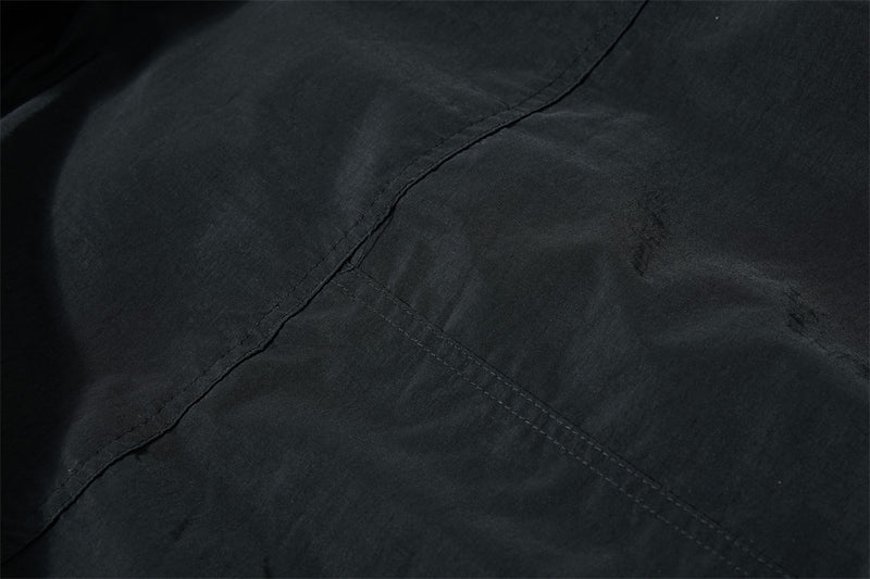 Reversible Oversized Bomber Jacket – Contrast Collar, Dual-Wear Workwear Style