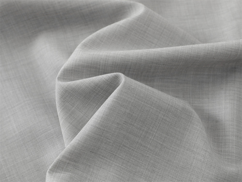 Langarmshirt mit Bindegürtel für Herren – Lockeres Pullover-Shirt mit halber Knopfleiste in Meliert