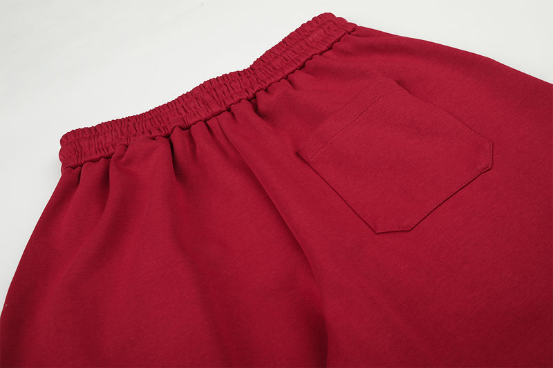 Pantalon de survêtement à jambes larges avec empreintes de pattes et passepoil contrastant – Coupe décontractée pour la danse jazz