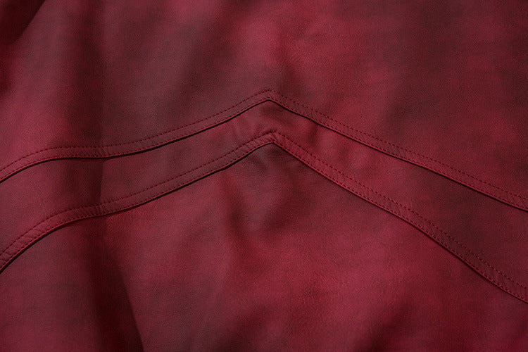 Sweat-shirt SMK à demi-zip – Col montant vintage effet délavé à l’acide