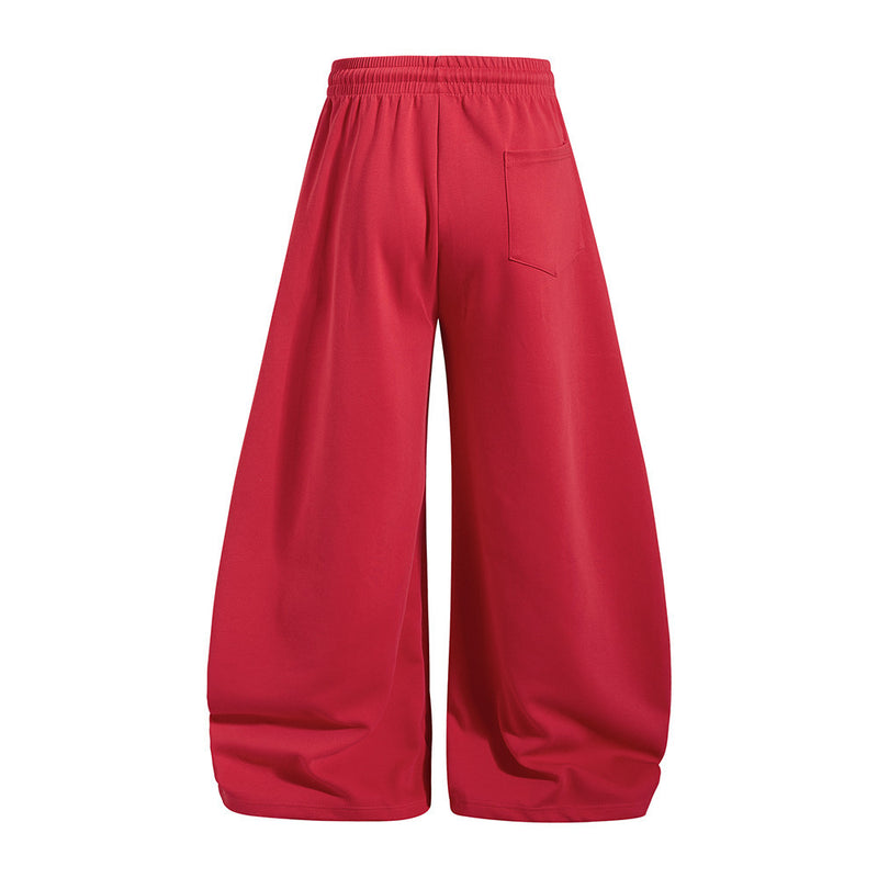 Wide-Leg Sweatpants with Colorful Graffiti Print and Star Logo