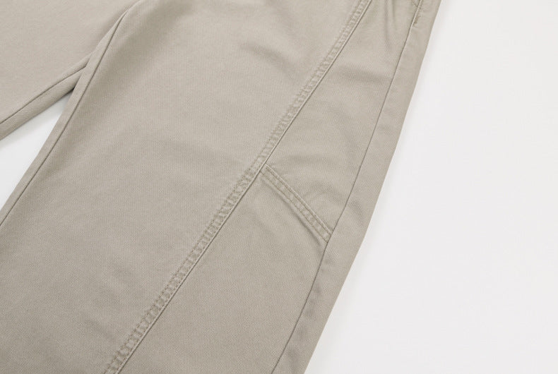 Wide-Leg Barrel Pants – Men's Vintage Punk Reconstructed Arc-Cut Trousers