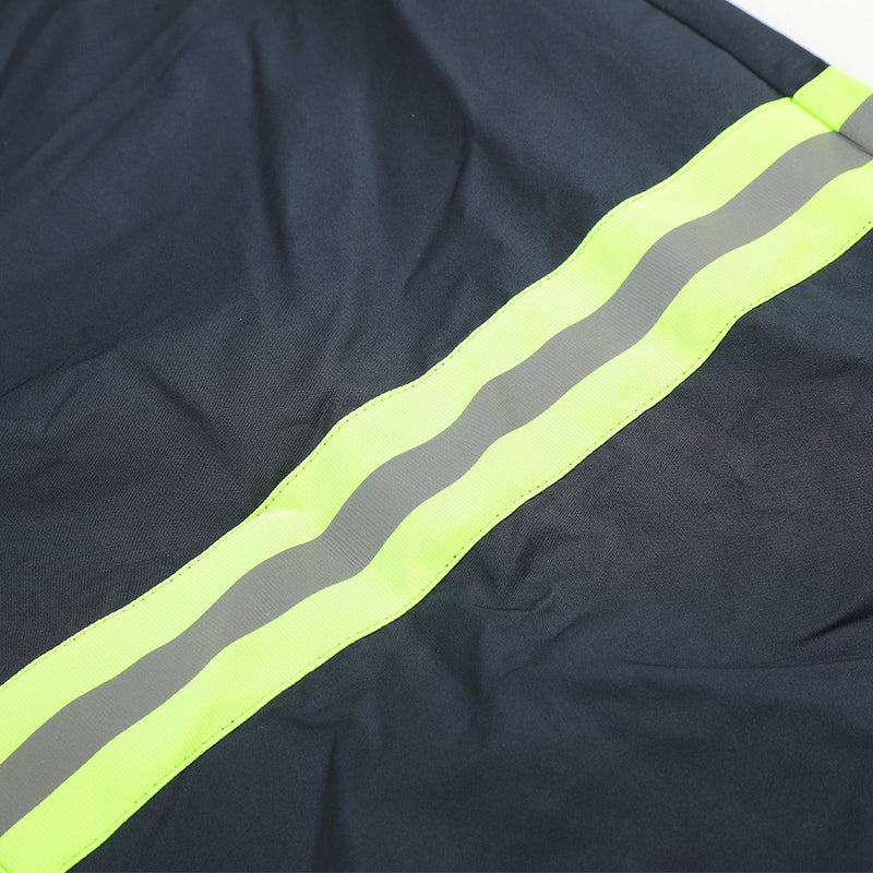 Tactical Wide-Leg Cargo Pants with Reflective Strips & Mesh Pockets