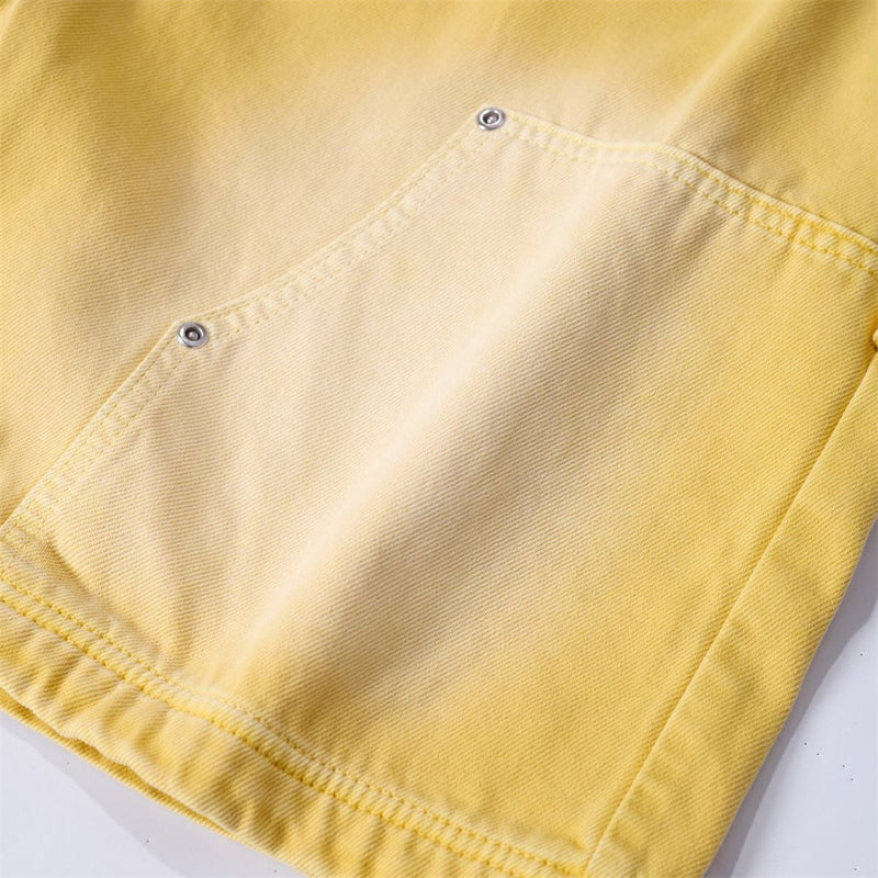 Baggy-Denimshorts für Herren – gewaschene Carpenter-Style-Jeansshorts für Streetwear