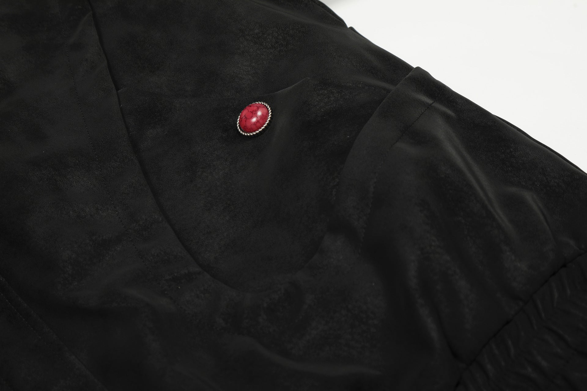 Blouson bomber à capuche bordée de fourrure – Style américain vintage doublé polaire