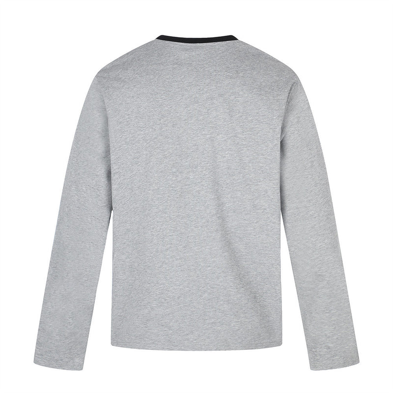 Men's Angel Wings Graphic Long-Sleeve Tee – Relaxed Fit Hip-Hop Street Style