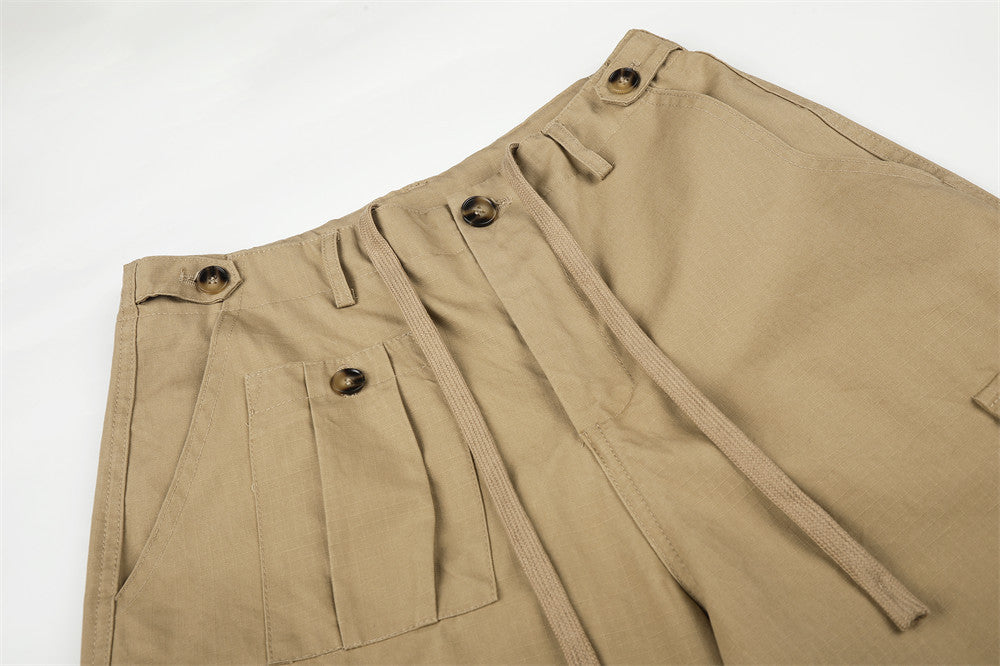 Pantalon cargo wide leg homme – Coupe ample, poches multiples et jambe droite