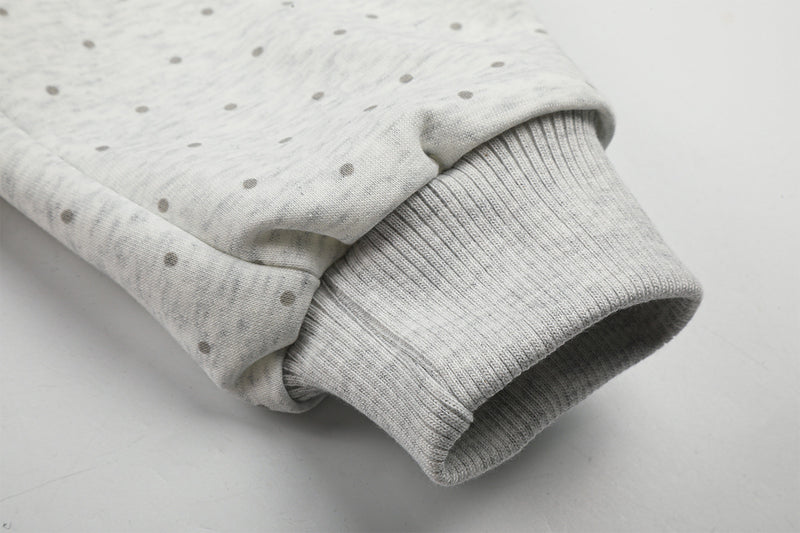 Sweat à capuche zippé avec bordure en fausse fourrure, ange anime et notes de musique