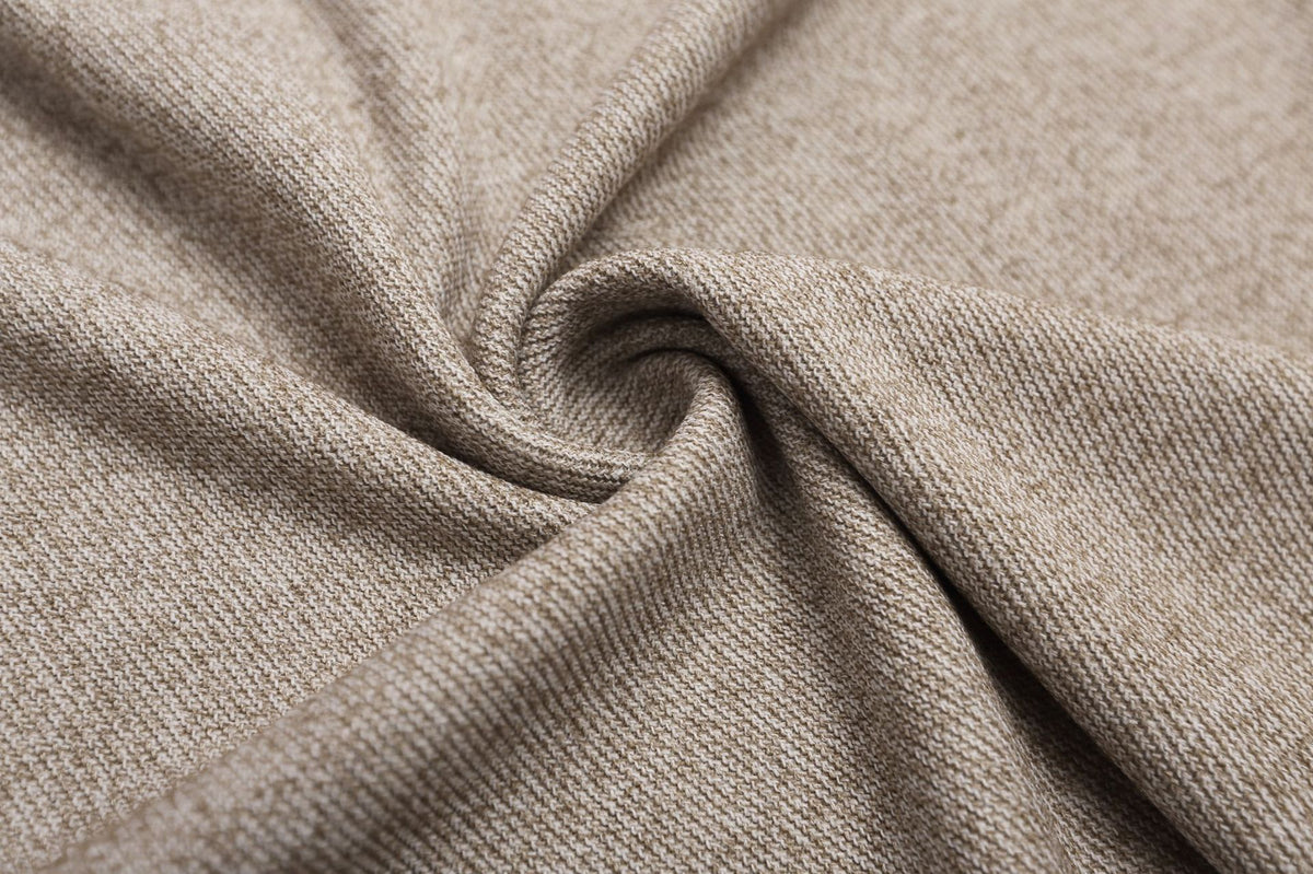 Half-Zip Polo Collar Knit Sweater – Colorblock Long Sleeve Pullover