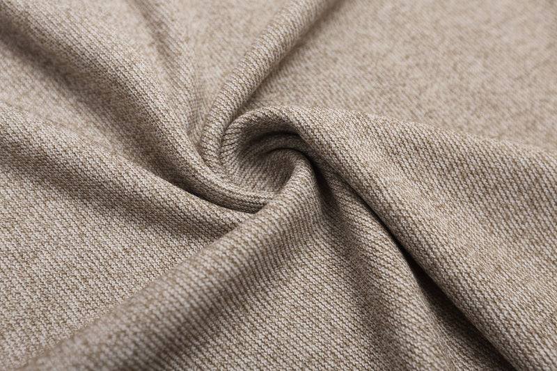 Half-Zip Polo Collar Knit Sweater – Colorblock Long Sleeve Pullover