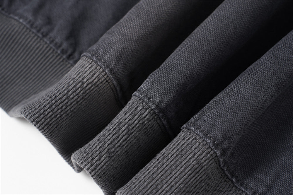 Hoodie oversize à enfiler, patchwork déconstruit, délavé et usé