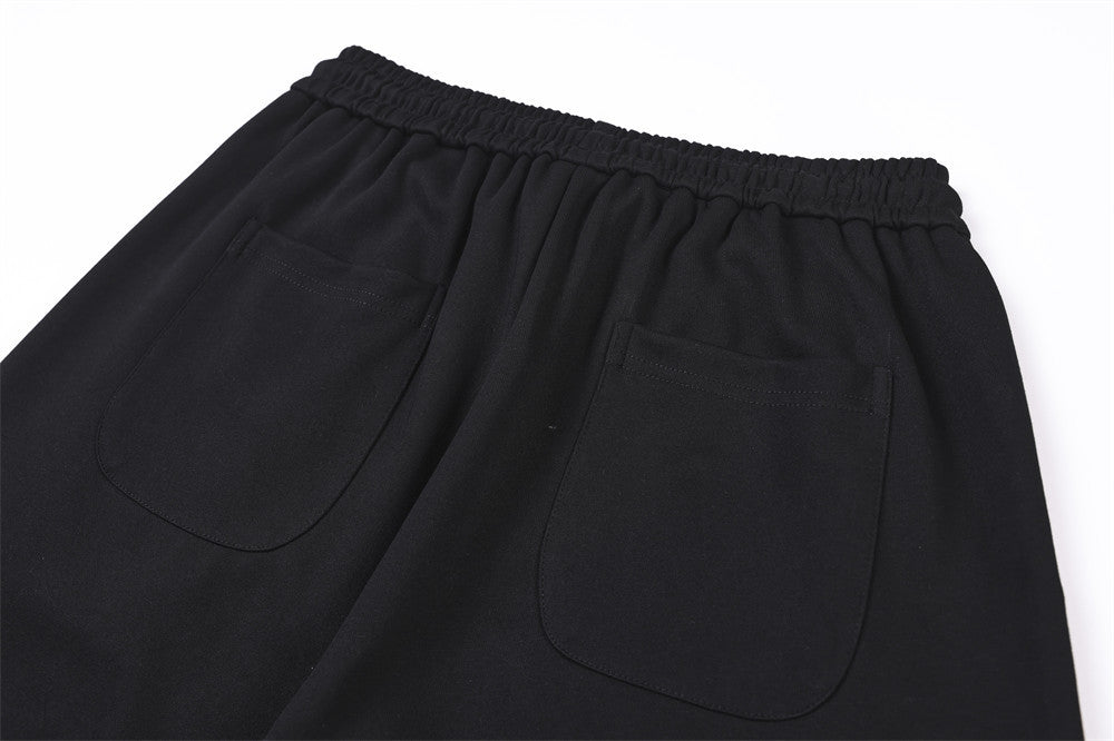 Wide-Leg Sweatpants with Castle & Angel Graphic Print – Streetwear Jogger Pants