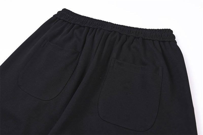 Wide-Leg Sweatpants with Castle & Angel Graphic Print – Streetwear Jogger Pants