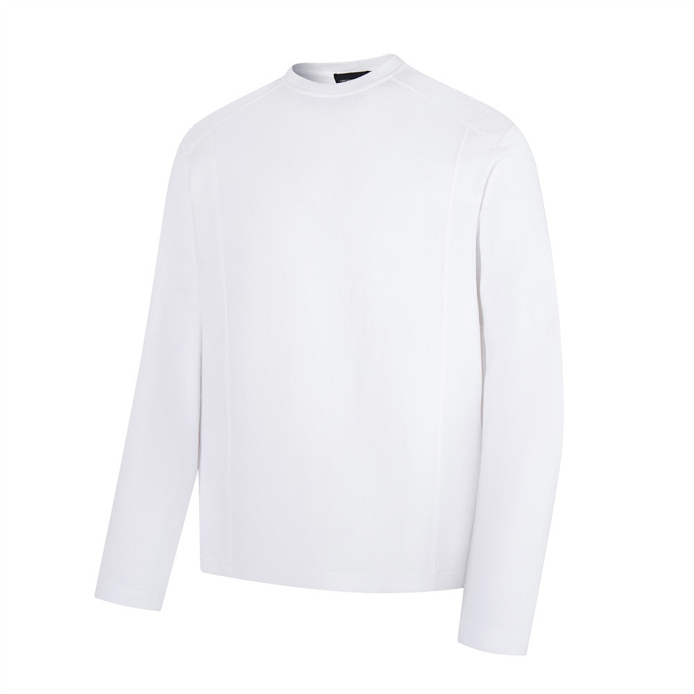 Men's Long Sleeve Crew Neck T-Shirt – Relaxed Fit