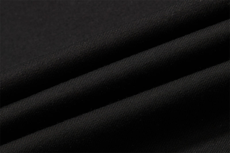 Men's Black Long Sleeve Graphic Tee – Distressed Union Jack Print