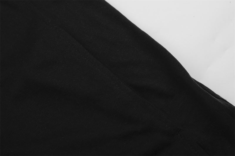 Men's Black Zip-Up Hoodie with Griffin Print