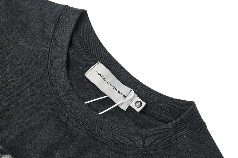 Berserk Anime Graphic T-Shirt – Vintage Washed Crew Neck Tee