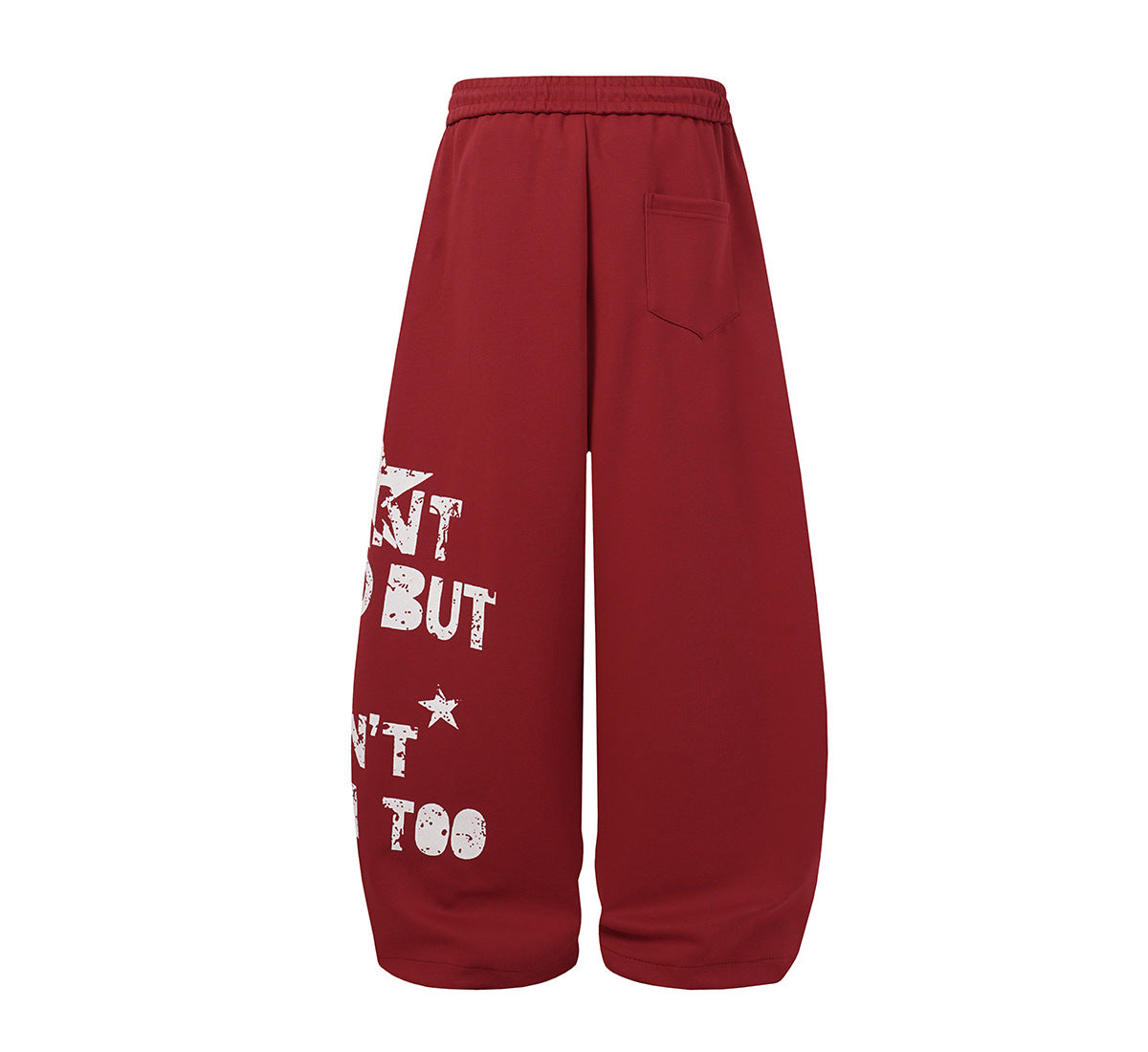 Wide-Leg-Jogginghose mit Used-Grafikprint – Relaxed-Fit-Jogger