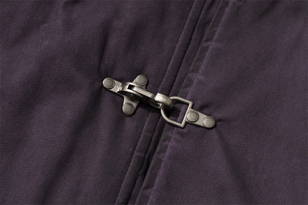 Ruched Sleeve Bomber Jacket with Clasp Front and Stand Collar
