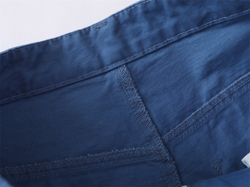 Men's Wide-Leg Cargo Pants – Relaxed Fit Multi-Pocket Workwear Trousers