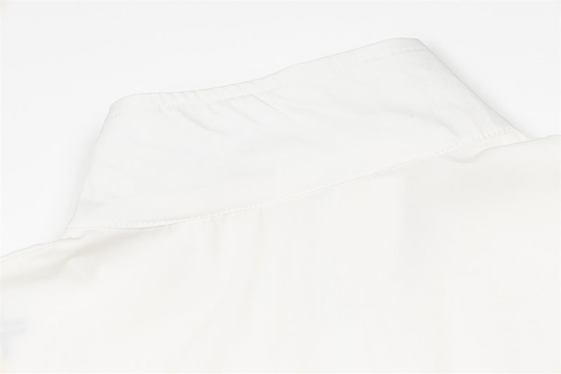 AEEA Oversized Stand Collar Track Jacket with Three-Stripe Sleeves