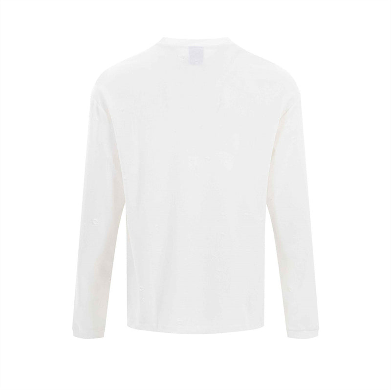 Rock Guitar Graphic Long-Sleeve T-Shirt – Relaxed Fit Crew Neck