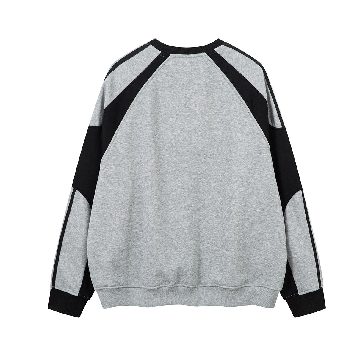 Sweat-shirt motif chat en smoking avec imprimé note de musique et manches raglan color block