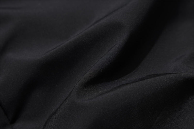 Men's Winter Puffer Jacket – Asymmetric Wrap Collar, High-Neck Quilted Coat in