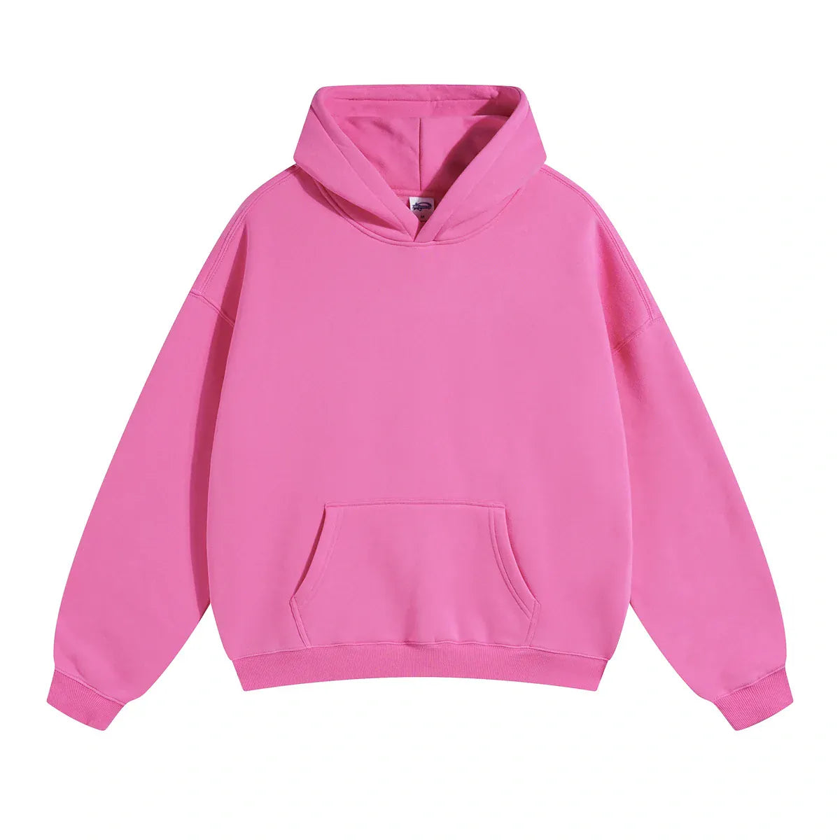 The Custom Anime Character Bubblegum Pink Hoodie is a cozy 350GSM 100% cotton pullover with long sleeves, front pocket, and ribbed cuffs and hem—ideal for fans wanting a personalized anime hoodie style.