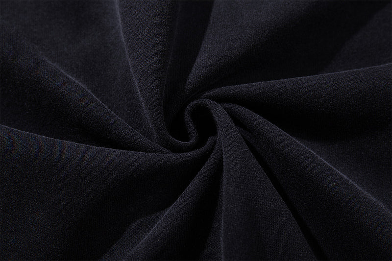 Schwerer Zip-Hoodie – Verwaschenes Schwarz, Streetwear-Design mit mehreren Knöpfen