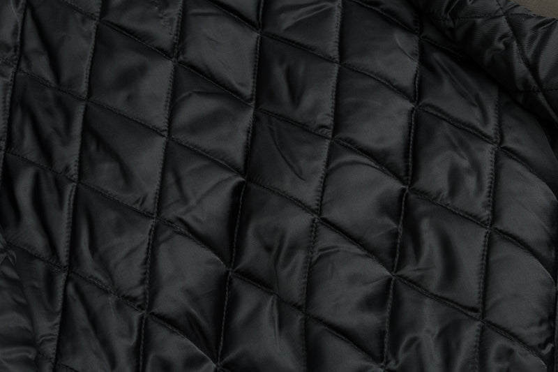 Veste en simili cuir et fourrure, bomber oversize à col sherpa