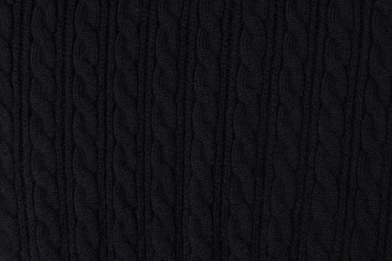 Cable Knit Polo Collar V-Neck Cropped Sweater
