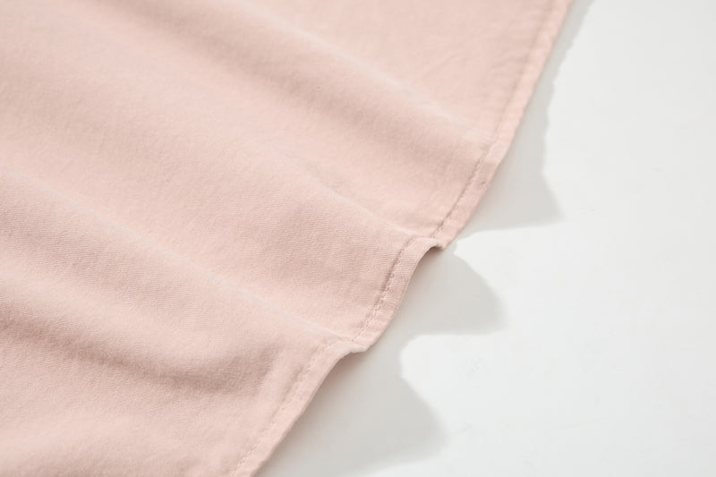 Tan Long Sleeve Shirt with Detachable Tie – Heart & Hook Embroidered Campus