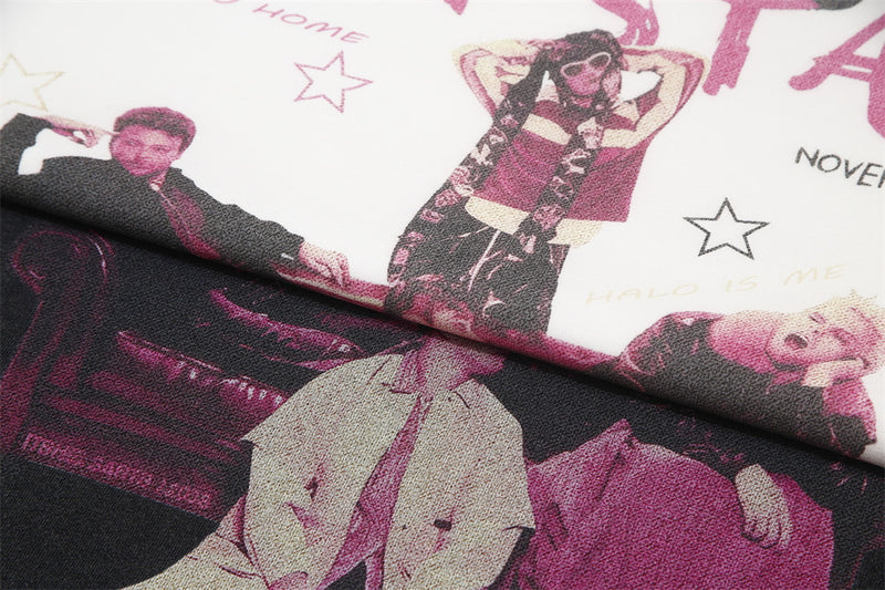 Everyone's A Star Grafik-T-Shirt – Oversized Herren-T-Shirt aus verwaschener Baumwolle
