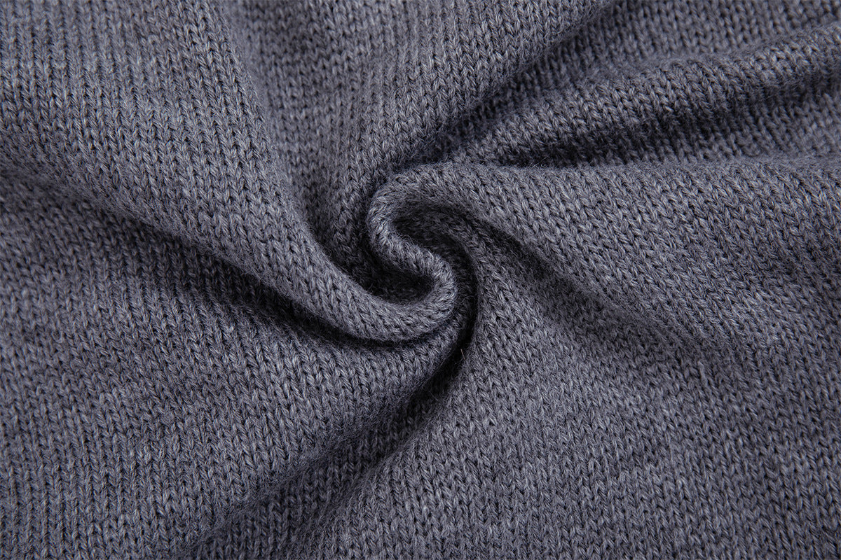 Gilet en maille zippé avec ornements cœur et étoile