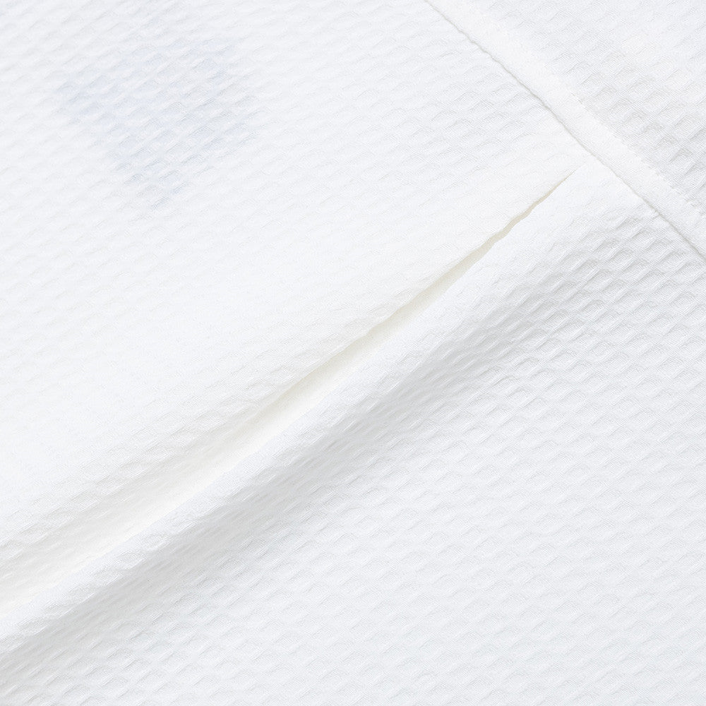Chemise homme boutonnée à empiècement côtelé & rayures – Coupe preppy oversize