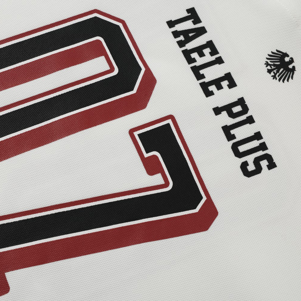 Football Jersey Long-Sleeve Tee – Taele Plus 07 Number Print V-Neck Oversized