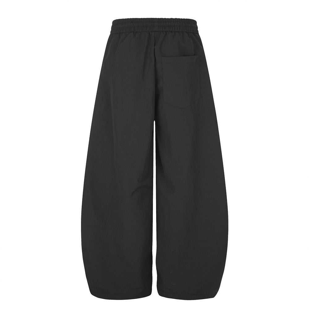 Veste de survêtement homme color block et pantalon assorti à jambes larges – col cheminée à trois rayures