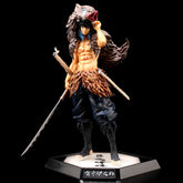 The Izuki Inosuke Demon Slayer PVC Figure (29cm) is a high-quality collectible featuring detailed sculpting. It depicts the shirtless character with a boar&