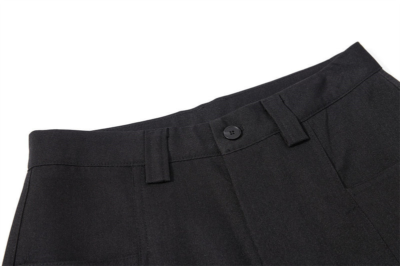 Herrenhose mit weitem Bein und Bundfalten – Loose Fit, unifarben