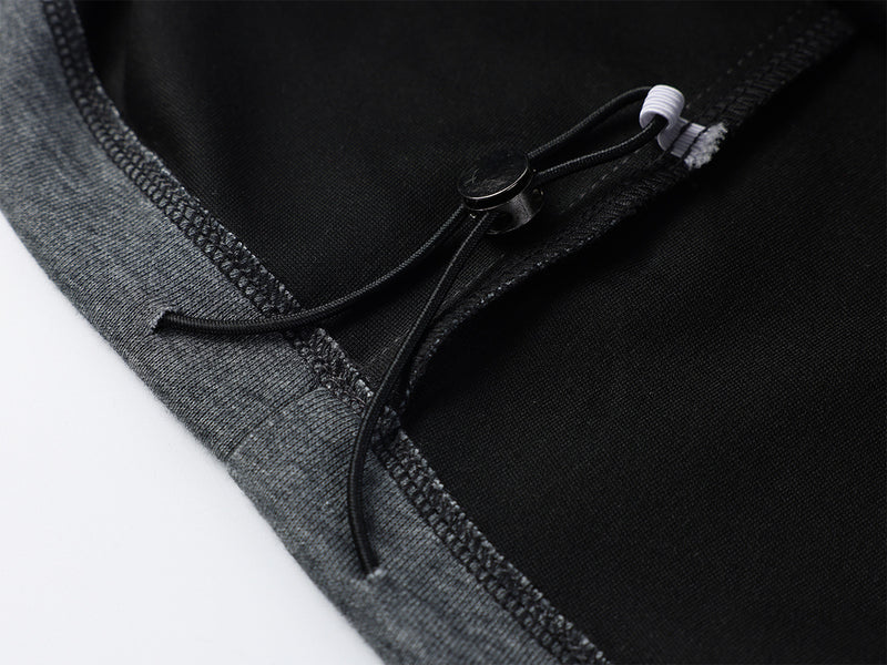 Pantalon de survêtement à jambes larges avec imprimé graffiti cursif et ceinture élastiquée siglée