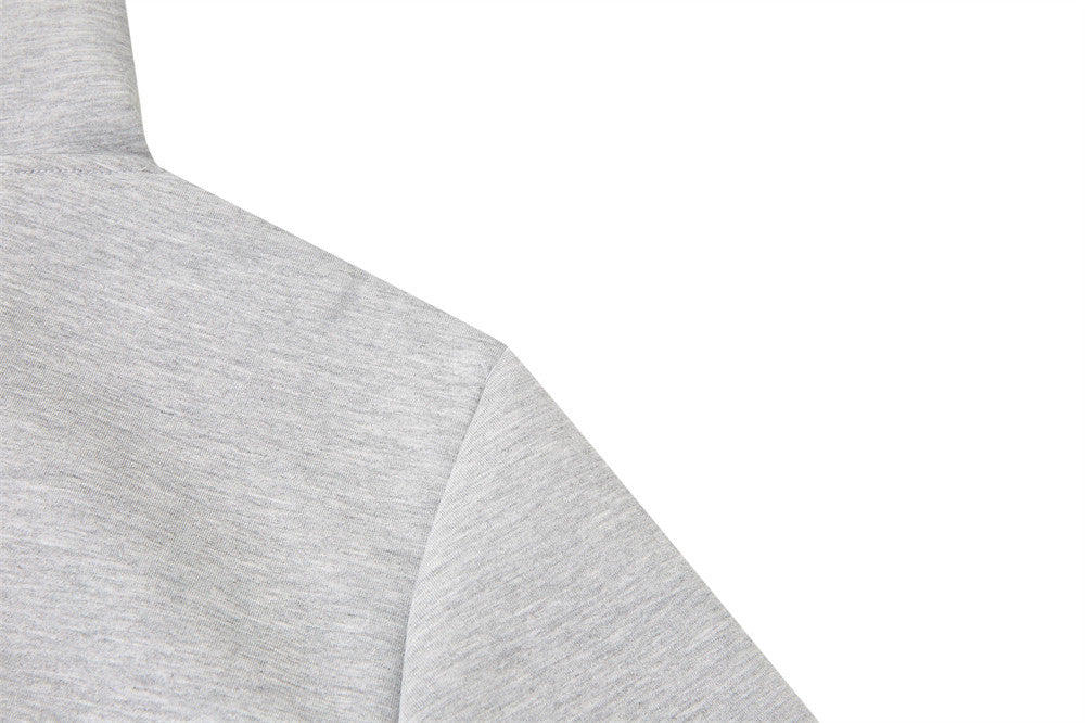 Zip Up Graphic Hoodie – MAKE MYSELF ENJOY Eagle Print Streetwear Sweatshirt